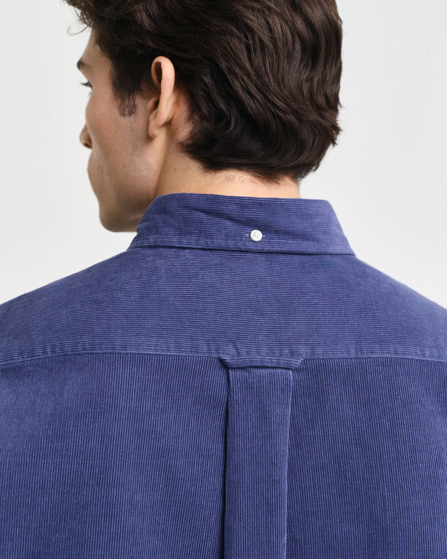 Camicia in velluto a coste regular fit    